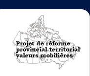 Régime interprovincial de réglementation des valeurs mobilières
